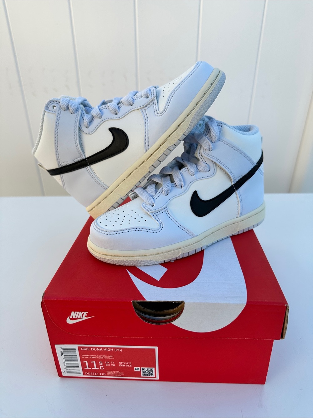 ✨ NEW Nike Dunk High (PS) – Kids Size 11.5C ✨